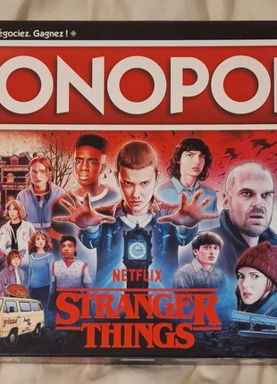 Monopoly Stranger Things, brand: Hasbro, condition: Very good, €30.00, €32.20 includes Buyer Protection