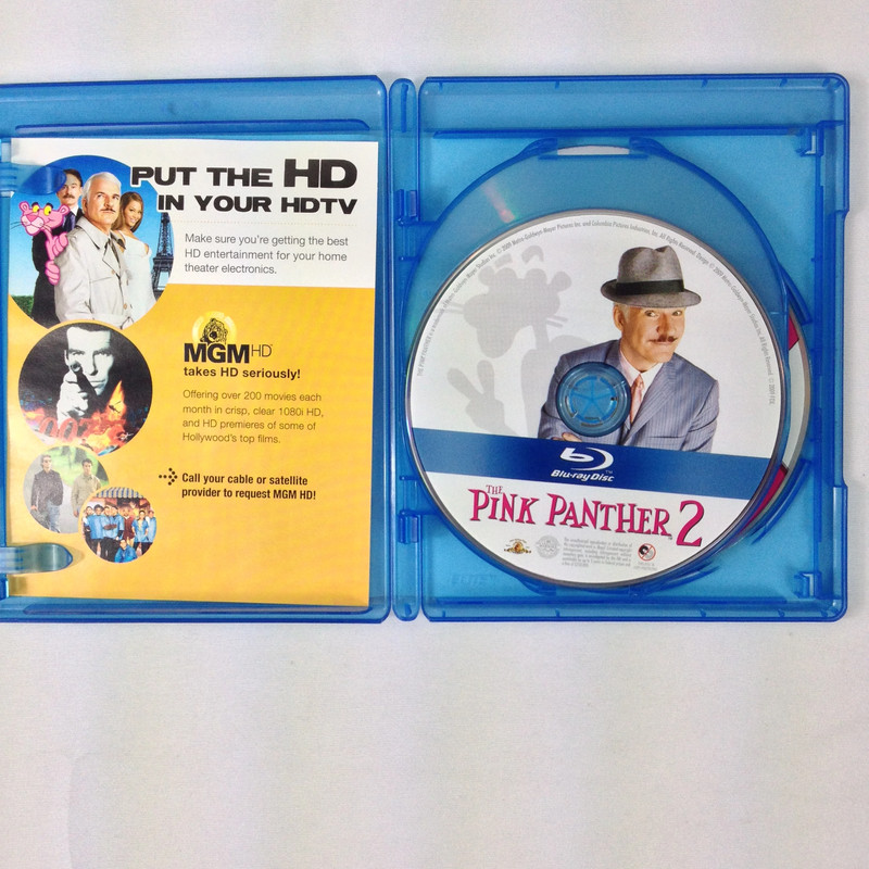 The Pink Panther 2 - 2009 - 3 Disc Combo Set - Blu/ray DVD - Used 3