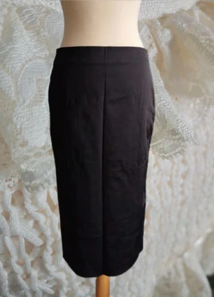 ~ Jupe cintrée mi-longue noire à lacet / taille 38 ~, marque: Mango, état: Très bon état, taille: M / 38 / 10, 7,00 €, 8,05 € Protection acheteurs incluse