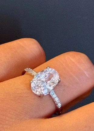 💠 Bague en argent – Pierre brillante & finition raffinée, merk: Argent, staat: Nieuw met prijskaartje, maat: Aanpasbaar, € 10,00, € 11,20 inclusief Kopersbescherming