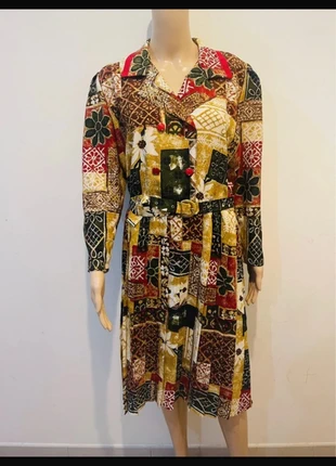 Robe vintage avec ceinture taille 42, marque: Vintage, état: Très bon état, taille: XL / 42 / 14, 7,00 €, 8,05 € Protection acheteurs incluse