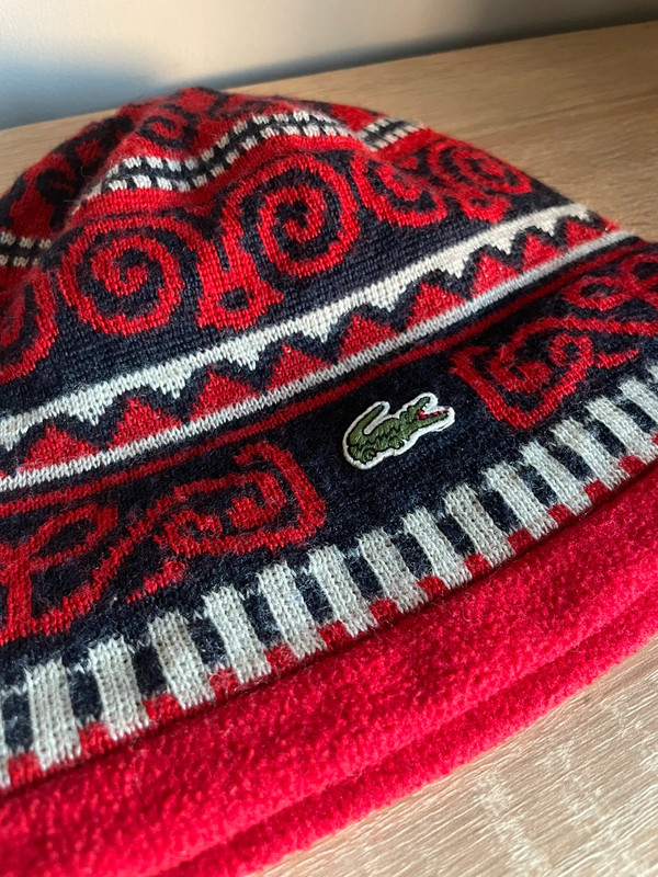 Rare Bonnet Lacoste Vintage Beannie Hat Wool Made in France
