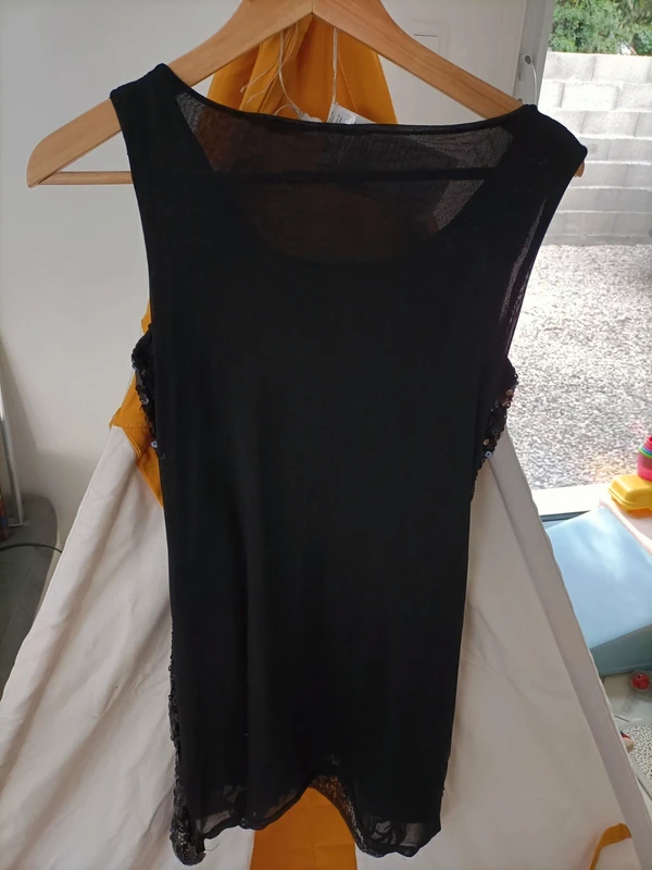 Robe noire à sequins - photo numéro 5
