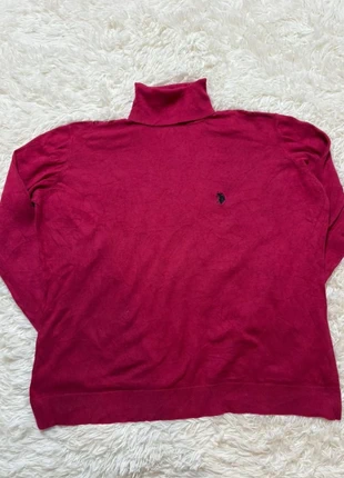 Pull col roulé US Polo Assn rose coton XXL femme rose, brand: U.S. Polo Assn., condition: Very good, size: XXL, €10.00, €11.20 includes Buyer Protection Pro
