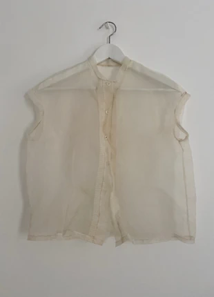 Blouse manches courtes vintage transparente, zustand: Gut, größe: M / 38 / 10, 8,00 €, 9,10 € inklusive Vinted-Käuferschutz