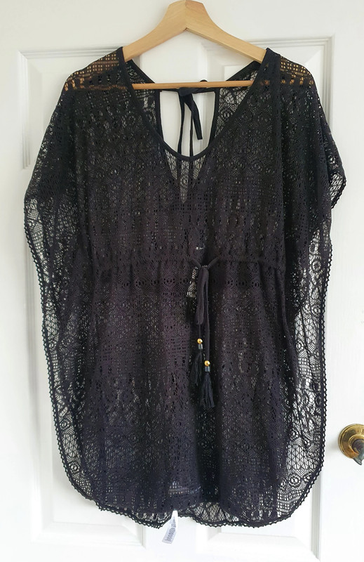Primark Black Goth Beach Lace Coverup Dress BNWT Vinted