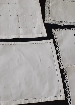 Five assorted vintage doilies - P2330, marke: Fait Main, zustand: Sehr gut, 3,50 €, 4,38 € beinhaltet Vinted-Käuferschutz Pro