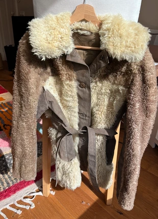 Sheepskin jacket, marca: NoName, estado: Satisfatório, tamanho: S / 36 / 8, €35.00, €37.45 inclui Proteção do Comprador