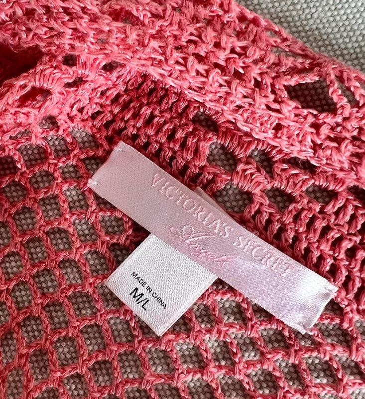 Pink/ Coral Crochet Cardigan 4