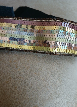 Sequinned belt, brand: unknown, condition: Very good, size: 30 inches, £8.00, £9.10 includes Buyer Protection