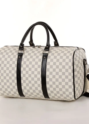 White Pu Leather Men Women Travel Holdall Luxury Bag Girls Boys Unisex Gym Bag Shoulder strap, brand: Unbranded, condition: New with tags, £12.99, £14.34 includes Buyer Protection