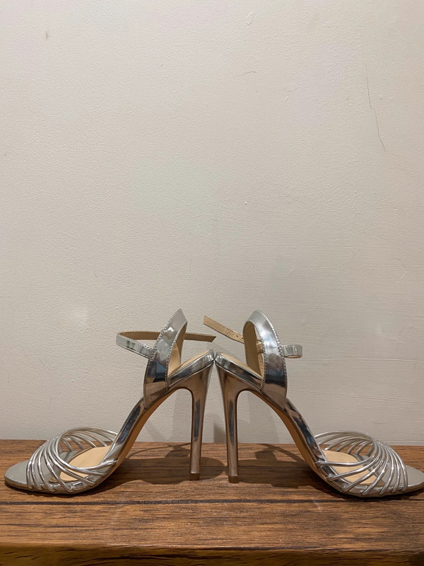 Silver kitten heels sales new look