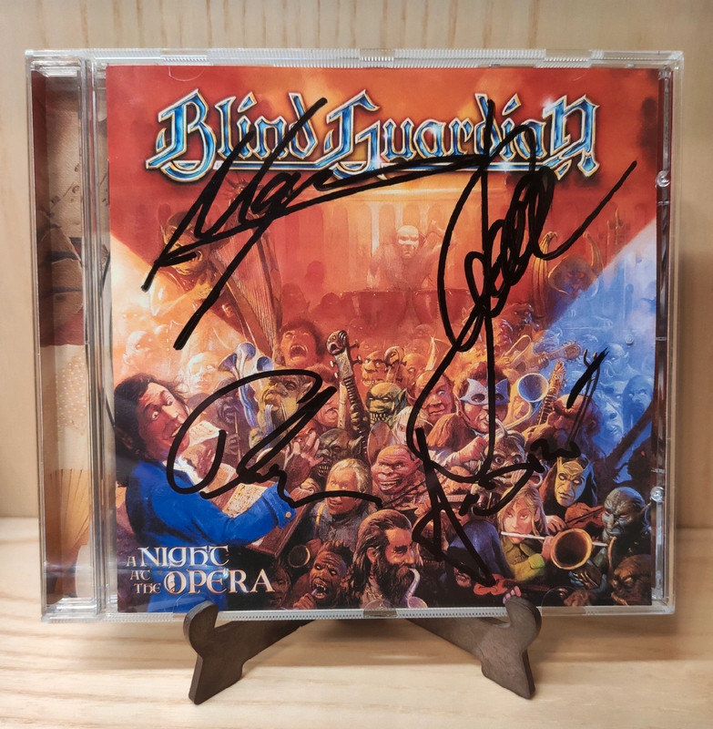 Blind Guardian "A Night At The Opera" CD Signed. 1