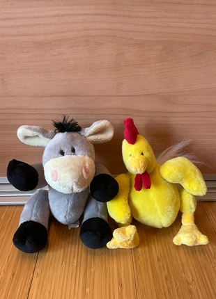 Doudous Animix (Âne & Coq)(série 1) , merk: animix, staat: Nieuw zonder prijskaartje, maat: Universeel, € 12,00, € 13,30 inclusief Kopersbescherming