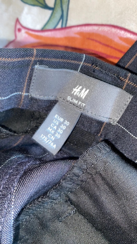 Pantalon carreaux homme cheap h&m