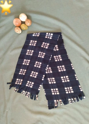 🍀Bufanda vintage cuadros azul marino y blanco, marca: Vintage Dressing, estado: Muy bueno, 8,99 €, 10,14 € Protección al comprador incluida