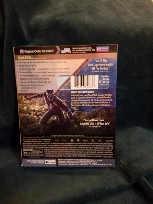 Black panther Blu Ray 2