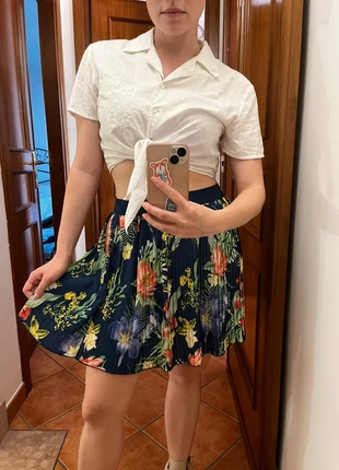 Gonna plissé a fiori, marca: Stradivarius, estado: Muito bom, tamanho: S / 36 / 8, €5.00, €5.95 inclui Proteção do Comprador