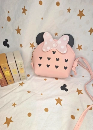 Mini Sac Bandouillère Pochette Cuir Synthétique Oreilles Mickey Minnie Disney Nœud Rose Noir Neuf, état: Neuf avec étiquette, 14,72 €, 16,16 € Protection acheteurs (Pro) incluse