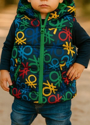 Chaleco acolchado bebe, marque: Benetton, état: Très bon état, taille: 12-18 mois / 80 cm, 15,00 €, 16,45 € Protection acheteurs incluse