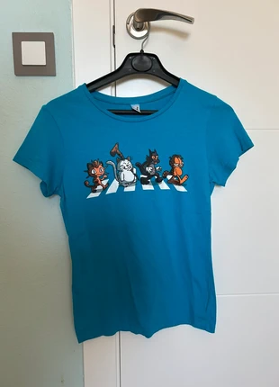 Camiseta gatos Abbey Road Pampling, marca: Pampling, estado: Nuevo sin etiquetas, tamaño: S / 36 / 8, 10,00 €, 11,20 € Protección al comprador incluida