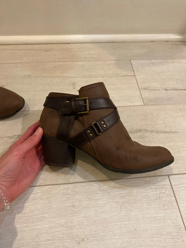 Brown bootie shoes 3