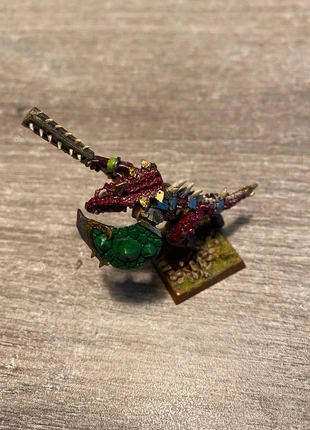 Warhammer Lizardmen Saurus Oldblood, merk: Warhammer, staat: Heel goed, € 12,00, € 13,30 inclusief Kopersbescherming