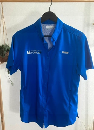 Chemise Columbia "Yellowstone Forever" bleu manches courtes Taille M, marque: Columbia, état: Très bon état, taille: M, 14,90 €, 16,35 € Protection acheteurs (Pro) incluse