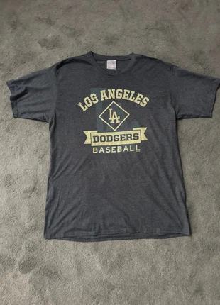 Los Angeles Dodgers Baseball T-Shirt - Size M - Grey, brand: MLB, condition: Very good, size: M, £6.00, £7.00 includes Buyer Protection