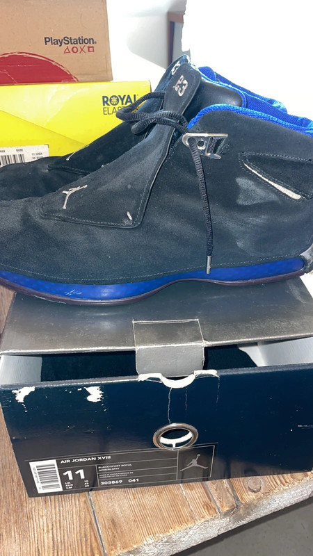 Air jordan 18 blu sales