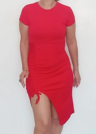 Robe côtelée moulante fendue TU, brand: Boutique Italiana, condition: Very good, size: One size, €13.00, €14.35 includes Buyer Protection Pro