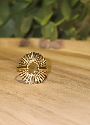 Anel ajustável de aço inoxidável, marca: Tendance, estado: Novo com etiquetas, tamanho: Ajustável, €9.99, €11.19 inclui Proteção do Comprador