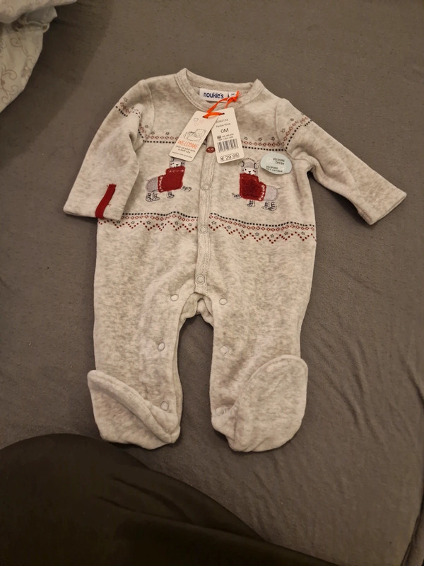 Pyjama bébé matier velours coton