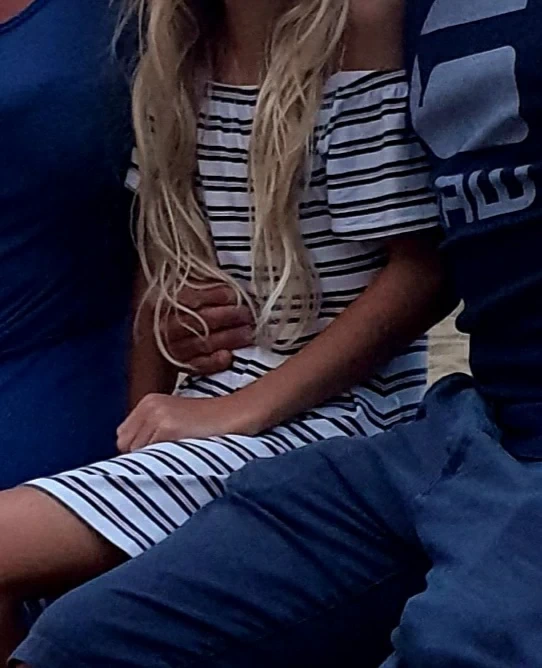 Robe rayée