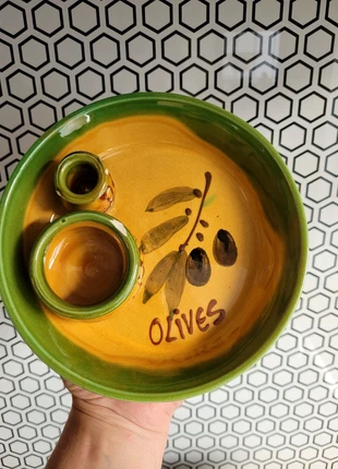 🫒 Plat à olives provençal Kitch, marca: Vintage, estado: Bueno, 4,00 €, 4,90 € Protección al comprador incluida