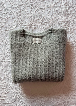 Pull gris texturé en alpaga - Manches 3/4 – SUD Express (Taille 1/36/S), brand: SUD Express, condizioni: Nuovo senza cartellino, taglia: S / IT 40 / EU 36, €18.00, €19.60 include la Protezione acquisti