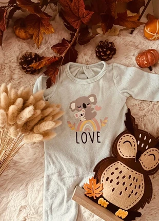 🧸 Grenouillère velours Love Koala – In Extenso – 1 mois, marke: In Extenso, zustand: Sehr gut, größe: 1-3 Monate / 56, 4,00 €, 4,90 € inklusive Vinted-Käuferschutz