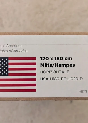 Drapeau officiel des États-Unis JO Paris 2024, merk: US, staat: Nieuw zonder prijskaartje, € 125,00, € 131,95 inclusief Kopersbescherming