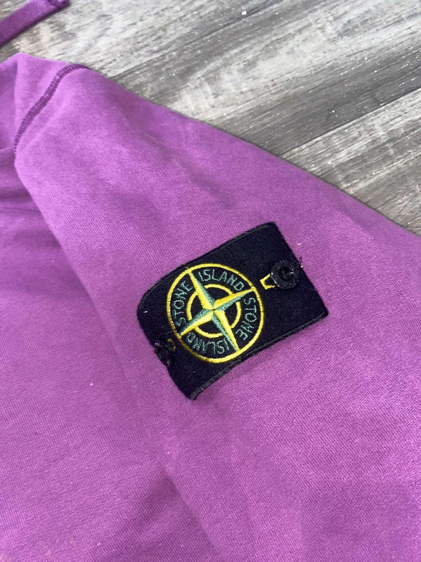 Purple stone island hoodie Vinted