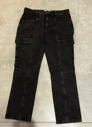 Jeans noir style Cargo femme ZARA taille 38, brand: Zara, condizioni: Ottime, taglia: M / IT 42 / EU 38, €5.00, €5.95 include la Protezione acquisti