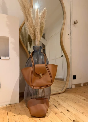 Sac à main/école style Pollen camel marron avec pochette neuf, marque: Zara, état: Neuf avec étiquette, 18,00 €, 19,60 € Protection acheteurs incluse