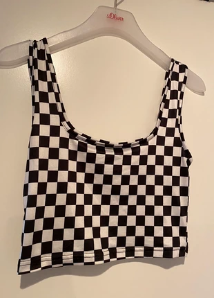 Kariertes Top, merk: Shein, staat: Heel goed, maat: S / 36 / 8, € 3,00, € 3,85 inclusief Kopersbescherming