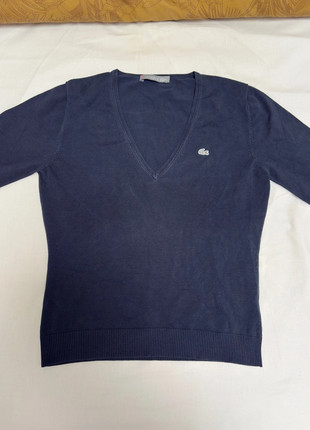 T shirt moulant Lacoste col V femme, marque: Lacoste, état: Très bon état, taille: M / 38 / 10, 5,00 €, 5,95 € Protection acheteurs incluse