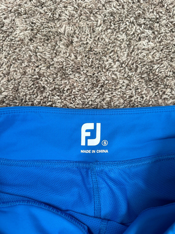 FJ FootJoy Women’s S Golf Skort Skirt Blue Athletic Tennis Mini Stretch Pull On 3