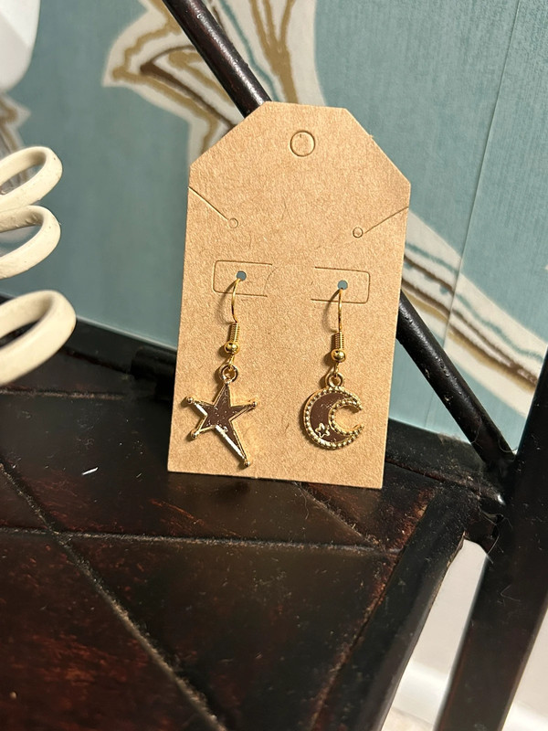 Moon and Stars earrings