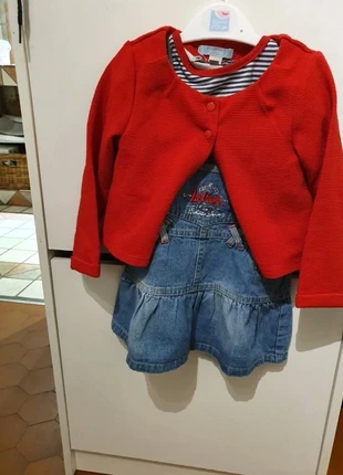 Robe + ML Lee Cooper + gilet , marque: Lee Cooper, état: Très bon état, taille: 12-18 mois / 80 cm, 5,00 €, 5,95 € Protection acheteurs incluse