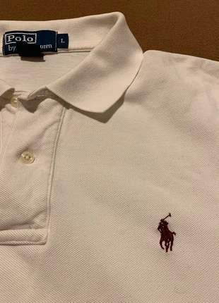 Polo Ralph Laurent bianca, merk: Ralph Lauren, staat: Heel goed, maat: L, € 40,00, € 42,70 inclusief Kopersbescherming