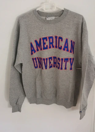Sweat American University Champion gris, brand: Champion, condition: Very good, size: M, €9.00, €10.15 includes Buyer Protection