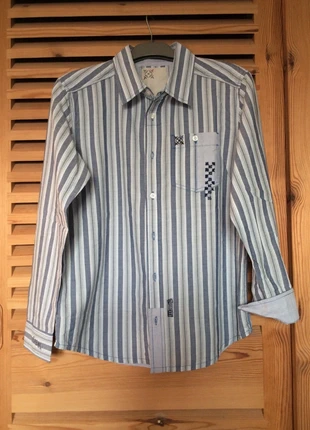 Chemise rayures bleues - 12 ans - Oxbow , marca: Oxbow, estado: Muy bueno, tamaño: 12 años / 152 cm, 4,00 €, 4,90 € Protección al comprador incluida