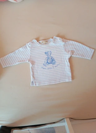 Tee shirt manches longues, marke: Grain de Blé, zustand: Sehr gut, größe: 3-6 Monate / 62, 1,00 €, 1,75 € inklusive Vinted-Käuferschutz